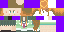 Minecraft skin texture, 64x32 legacy pixels
