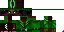 Minecraft skin texture, 64x32 legacy pixels