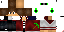 Minecraft skin texture, 64x32 legacy pixels