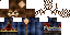 Minecraft skin texture, 64x32 legacy pixels