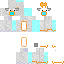 Minecraft skin texture, 64x64 pixels