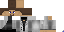 Minecraft skin texture, 64x32 legacy pixels