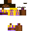Minecraft skin texture, 64x64 pixels