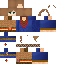 Minecraft skin texture, 64x64 pixels