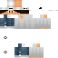 Minecraft skin texture, 64x64 pixels