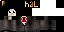 Minecraft skin texture, 64x32 legacy pixels