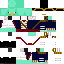 Minecraft skin texture, 64x64 pixels