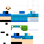 Minecraft skin texture, 64x64 pixels