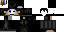 Minecraft skin texture, 64x32 legacy pixels