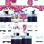 Minecraft skin texture, 64x64 pixels