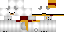 Minecraft skin texture, 64x32 legacy pixels