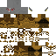 Minecraft skin texture, 64x64 pixels