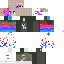 Minecraft skin texture, 64x64 pixels