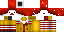 Minecraft skin texture, 64x32 legacy pixels
