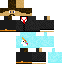 Minecraft skin texture, 64x64 pixels