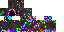 Minecraft skin texture, 64x32 legacy pixels