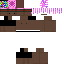 Minecraft skin texture, 64x64 pixels