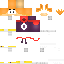 Minecraft skin texture, 64x64 pixels