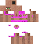 Minecraft skin texture, 64x64 pixels