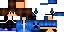 Minecraft skin texture, 64x32 legacy pixels