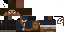 Minecraft skin texture, 64x32 legacy pixels