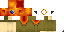 Minecraft skin texture, 64x32 legacy pixels