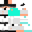 Minecraft skin texture, 64x64 pixels