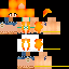 Minecraft skin texture, 64x64 pixels