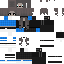 Minecraft skin texture, 64x64 pixels