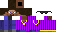 Minecraft skin texture, 64x32 legacy pixels