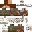 Brown Minecraft skin texture, 64x64 pixels