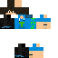 Minecraft skin texture, 64x64 pixels