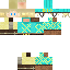 Minecraft skin texture, 64x64 pixels