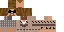 Minecraft skin texture, 64x32 legacy pixels