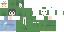 Minecraft skin texture, 64x32 legacy pixels