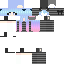 Minecraft skin texture, 64x64 pixels