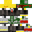 Minecraft skin texture, 64x64 pixels