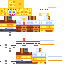 Minecraft skin texture, 64x64 pixels