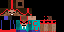 Minecraft skin texture, 64x32 legacy pixels