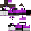 Minecraft skin texture, 64x64 pixels