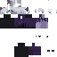 Purple Minecraft skin texture, 64x64 pixels