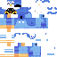 Minecraft skin texture, 64x64 pixels
