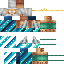 Minecraft skin texture, 64x64 pixels