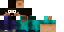 Minecraft skin texture, 64x32 legacy pixels