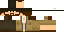 Minecraft skin texture, 64x32 legacy pixels