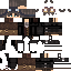 Minecraft skin texture, 64x64 pixels