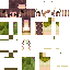 Minecraft skin texture, 64x64 pixels