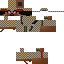 Minecraft skin texture, 64x64 pixels