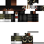 Minecraft skin texture, 64x64 pixels