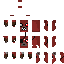 Minecraft skin texture, 64x64 pixels